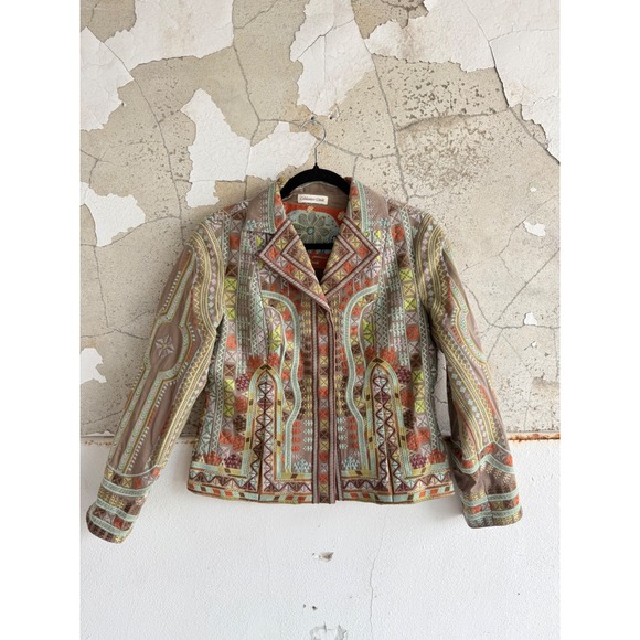 Coldwater Creek Jackets & Blazers - Coldwater Creek Embroidered Jacket Boho Aztec Bohemian Southwestern Blazer 12